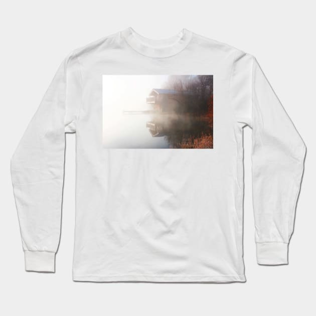 Ullswater Boathouse Long Sleeve T-Shirt by Furtographic